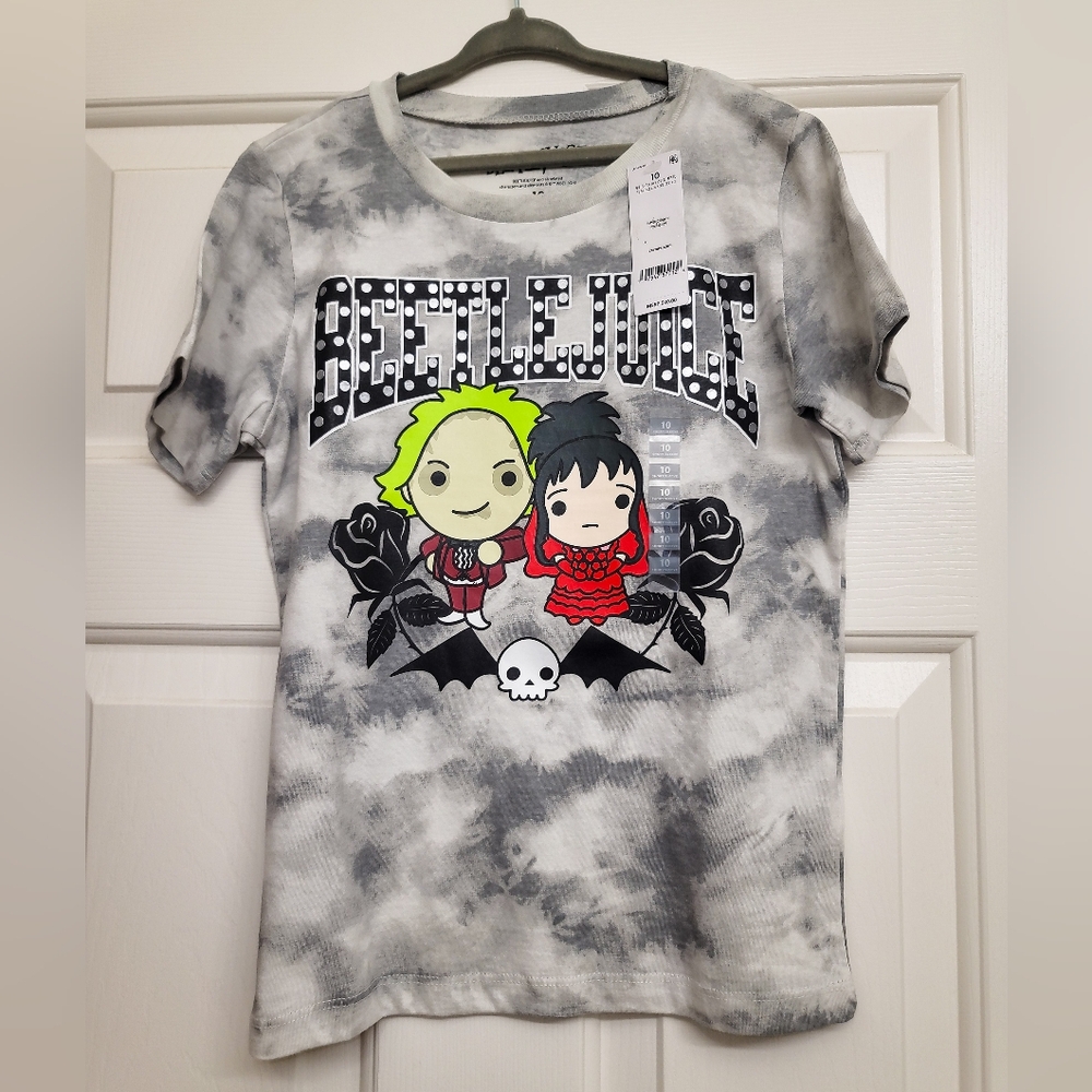 NWT Beetlejuice T-shirt, Kids Size 10
